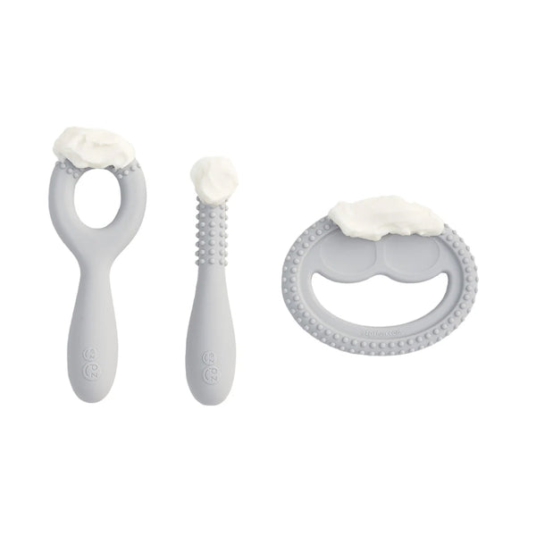 EzPz Oral Development Toolsfor Babies/Infants - Pewter - Dezine Kids