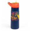Kicups Grip Flow Stainless Steel Insulated Straw Bottle with Slider Lid 550ml - Fin Fiesta