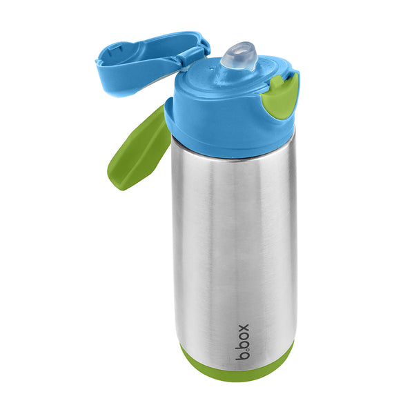 B.Box Insulated Sport Spout Drink Water Bottle 500 ml - Ocean Breeze Blue Green
