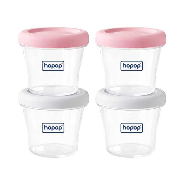 Hopop Baby Multi-Functional Food Storage Containers - Set of 4 - Dezine Kids