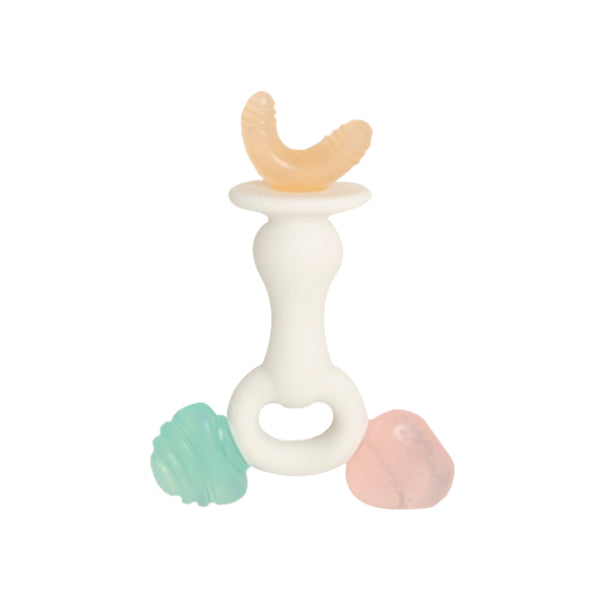 Hopop Silicone Baby Teether, Sensory Chew Toy for Gum Relief, BPA-Free - Assorted - Dezine Kids