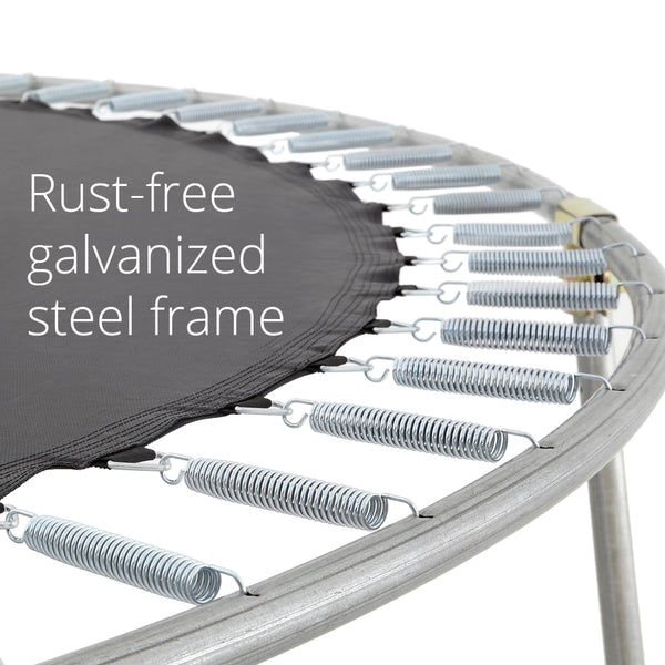 Plum 8Ft Wave Springsafe Trampoline And Enclosure