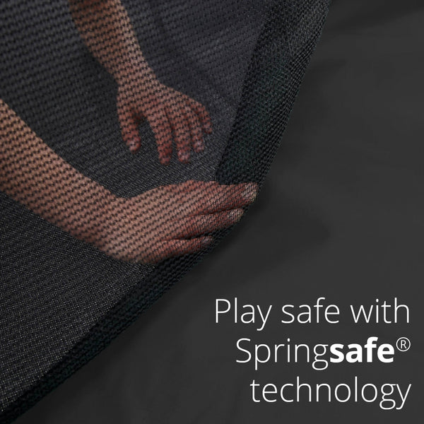 Plum 14Ft Wave Springsafe Trampoline And Enclosure