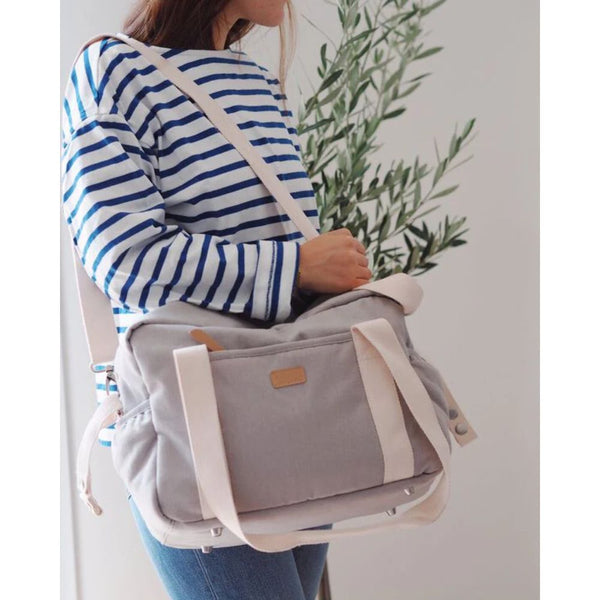 Beaba Paris Changing Baby Diaper Bag - Pearl Grey