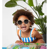 Dooky Original Fiji Round Sunglasses with UV A & UV B Protection - Cappuccino
