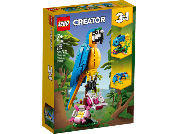 Lego Creator Exotic Parrot Building Toy Set - Dezine Kids