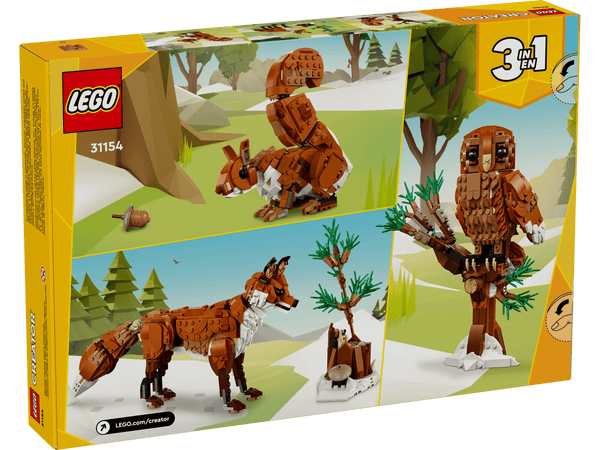 Lego Creator 3 in 1 Forest Animals - Red Fox - Dezine Kids