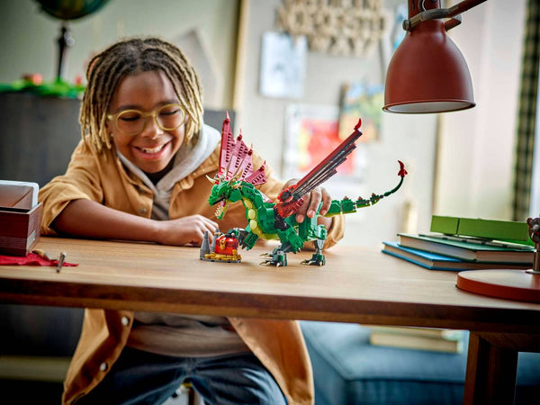 Lego Creator 3 in 1 Medieval Dragon Creature Toy Playset - Dezine Kids