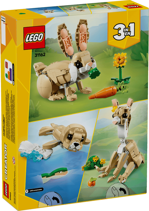 Lego Creator 3 in 1 Cute Bunny Toy Animal Playset - Dezine Kids