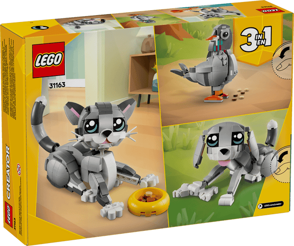 Lego Creator 3 in 1 Playful Cat Pet Toy Animal Playset - Dezine Kids