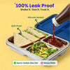 Basil 3 Compartment easy open-close Lunchbox - Rally Wally