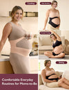 Momcozy BumpEase Ergonest Maternity Belly Band, O Shape Molding - Skin