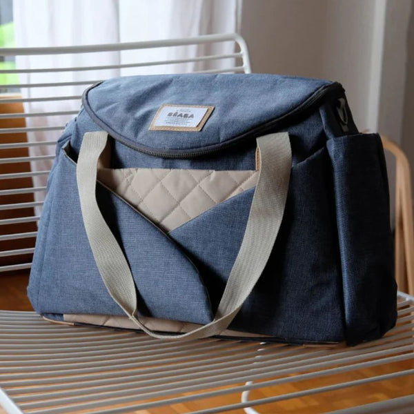 Beaba Sydney II Changing Baby Diaper Bag - Heather Blue