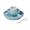 Beaba 4 Pieces Silicone Dinner Set - Jungle