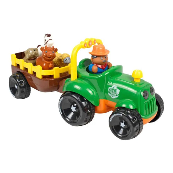Five Star Learning Fun Happy Farm Tractor Toy Set for Kids with Animals - Dezine Kids
