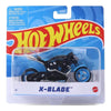 Hot Wheels Moto X Blade Toy Motorcycle - Blue