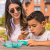 Bbluv Bento Complete Sealed Lunchbox with Spork - Aqua - Dezine Kids