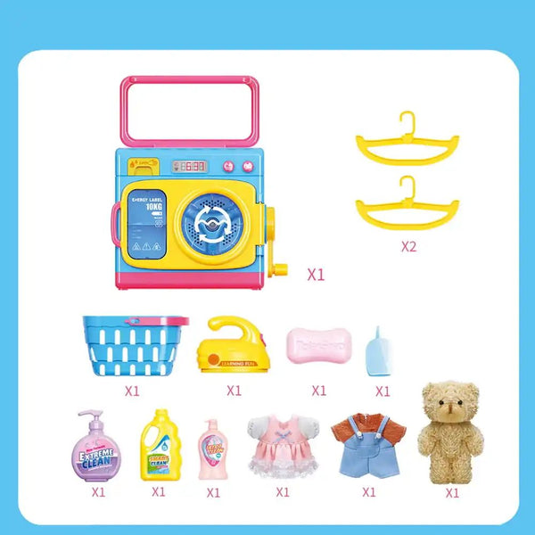 Five Star Magic Laundry Playset Fun & Interactive Pretend Cleaning Set - Dezine Kids