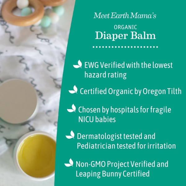 Earth Mama Baby Organic Diaper Balm - 60ml - Dezine Kids