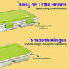 Basil 3 Compartment easy open-close Lunchbox - Matcha