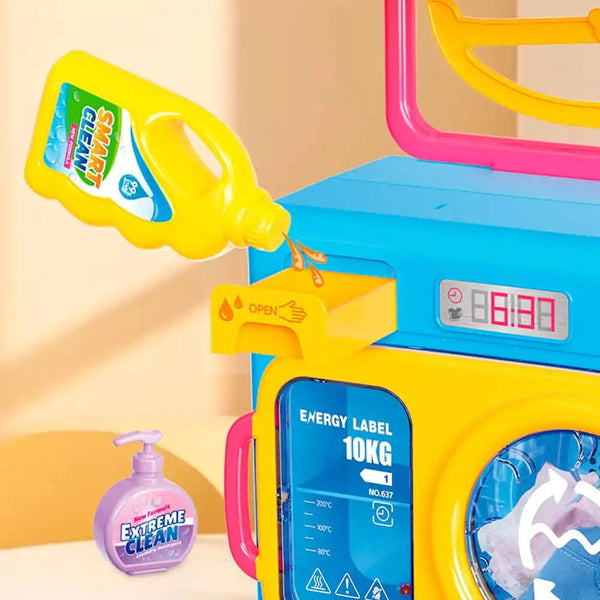 Five Star Magic Laundry Playset Fun & Interactive Pretend Cleaning Set - Dezine Kids