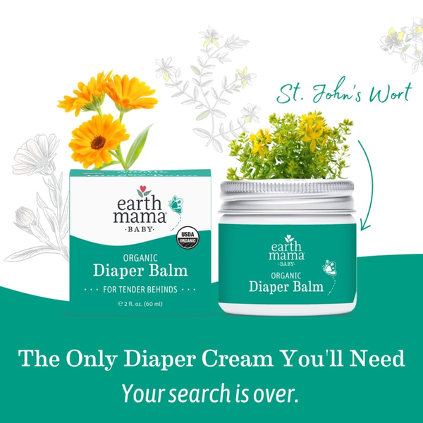 Earth Mama Baby Organic Diaper Balm - 60ml - Dezine Kids