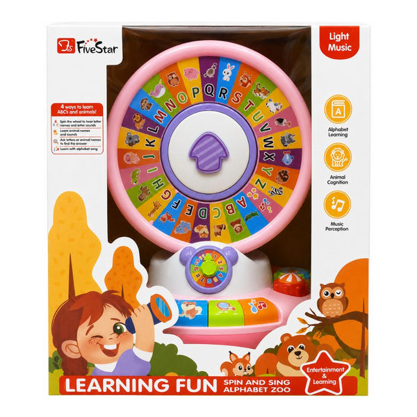 Five Star Learning Fun Spin & Sing Alphabet Zoo - Dezine Kids