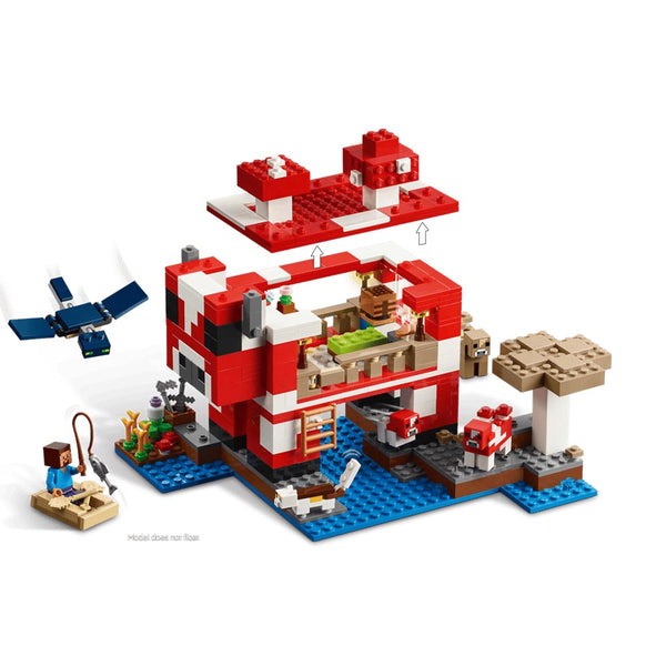 Lego Minecraft The Mooshroom House Island Gamer Kit Toy for Kids