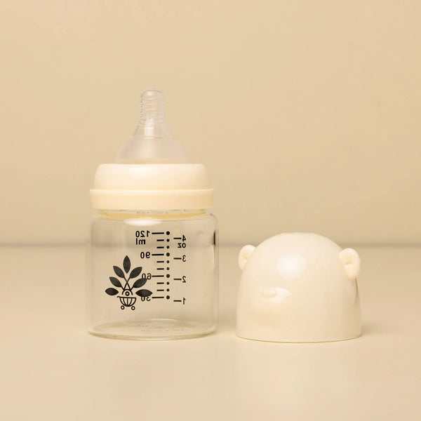 Glass Feeding Bottle Palan Poshan 4Oz 120Ml - dezinekids.com