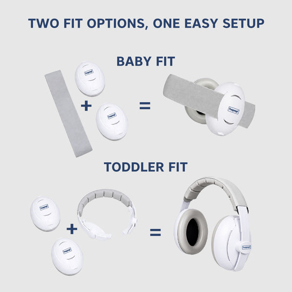 Hopop 2 in 1 Baby Noise Cancelling Earmuffs for Hearing Protection