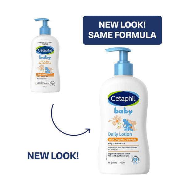 Cetaphil Baby Lotion with Organic Calendula Soothes & Nourishes Skin - 400 ml - Dezine Kids