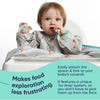 Bibado Handi Cutlery Attachable Weaning Cutlery Set - Woodland Friends Grey