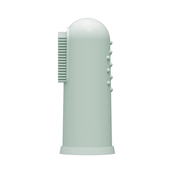 Dr.Browns Silicone Finger Toothbrush with Case - Light Green - Dezine Kids