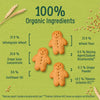 Organix Gingerbread Men Biscuits Toddler Snacks, 12+Months - 135 gm - Dezine Kids