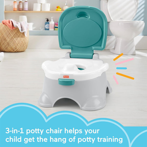 Fisher Price 3 In 1 Potty Training Toilet Ring & Stepstool - Dezine Kids