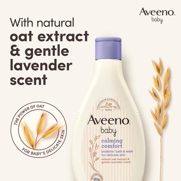 Aveeno Baby Calming Comfort Bedtime Bath & Wash - 250ml