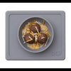 EzPz Mini Bowl 100% Food Grade Silicone Suction Bowl, Non Slip, BPA Free - Grey