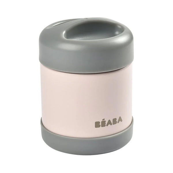 Beaba Stainless Steel Insulated Food Jar, Isothermal Portion 300 ml - Light Pink