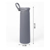 Kicups Stainless Steel Water Bottle Insulated Sipper FlexiFlow Water Bottle Travel Gym School Thurmus Hot and Cold bottle Grey - 750 ml