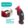 Simplicity Plus Stroller - Scarlet Red - Dezine Kids