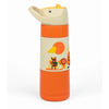 Kicups Grip Flow Stainless Steel Insulated Straw Bottle with Slider Lid 550ml - Little Builders