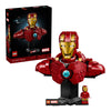 Lego Marvel Iron Man MK4 Bust, Buildable Model for Adults