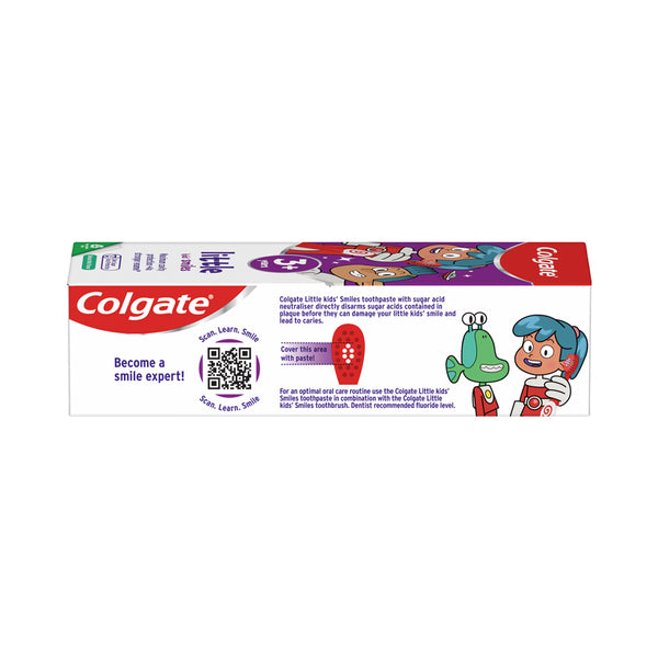 Colgate Little Kids Smiles 3+ Years Strawberry Toothpaste - 50 ml - Dezine Kids