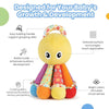 Activity Octopus Early Learning Play Soft Toy with Crinkle Sound Rattle for Baby