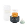 Beaba Baby 3 in 1 Bottle Warmer, Ultra Fast, Reheats Milk, Baby Food, Compact Design - Night Blue