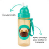 Skip Hop Zoo Back To School Straw Bottle Sipper - Pug