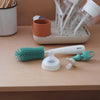 Beaba 2 in 1 Silicone Bottle Brush - Sage Green - Dezine Kids
