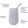 EzPz Happy Cup + Straw Training System for Toddlers - Pewter - Dezine Kids