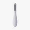 EzPz Baby Led Toothbrush 100% Silicone Infant Toothbrush with Dual Sided Bristles & Sensory Bumps - Pewter