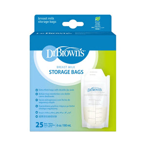Dr.Browns Breastmilk Storage Bag 180ml - Pack of 25